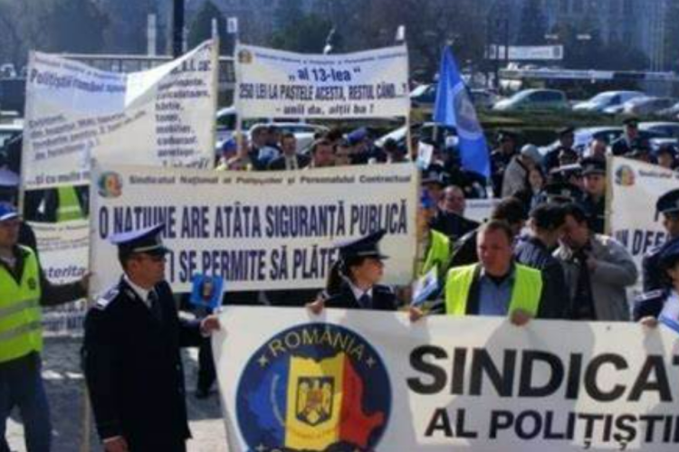 Polițiștii ies în stradă la proteste! Între revendicări: actualizare sporuri, indemnizații și prime și eliminarea inechităților la pensiile militare