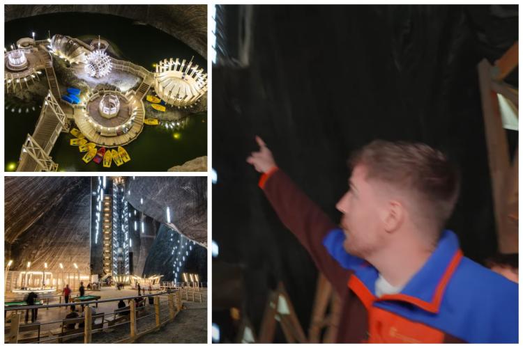 Salina Turda e senzația momentului! MrBeast a strâns 50 de milioane de vizualizări, echivalentul a 83 de ani de vizitatori! Cât a plătit pentru asta? VIDEO