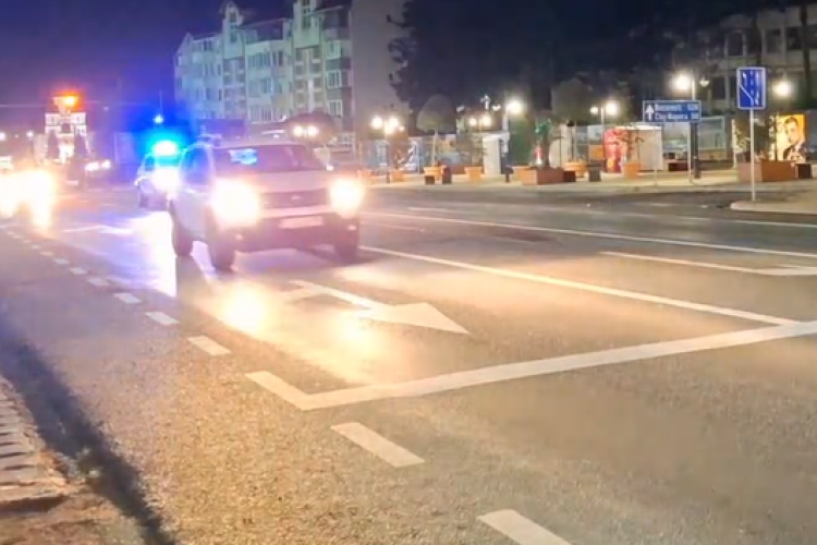 Acțiune de amploare în Cluj! Peste 40 de polițiști și jandarmi pe străzi/ Trei percheziții domiciliare - VIDEO 