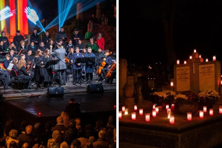 FOTO/VIDEO. Peste 3.000 de oameni la concertul de Luminație din Cluj-Napoca! Requiem-ul lui Cherubini, în premieră la Cluj