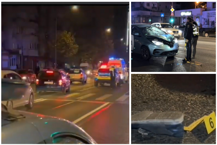 VIDEO Cum s-a produs accidentul de pe Calea Florești din Cluj, în care o tânără de 27 de ani a fost spulberată de un șofer de ridesharing