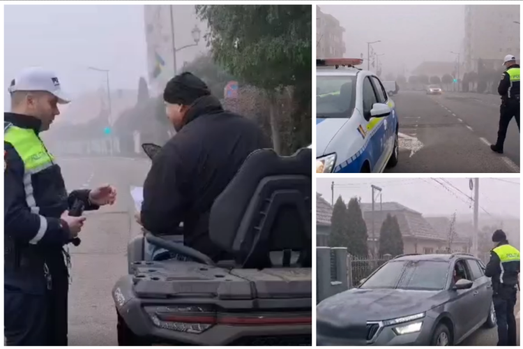 Conduci sub influența alcoolului? Azi s-ar putea să regreți! Zeci de polițiști clujeni au ieșit în stradă pe urmele șoferilor care încalcă legea VIDEO