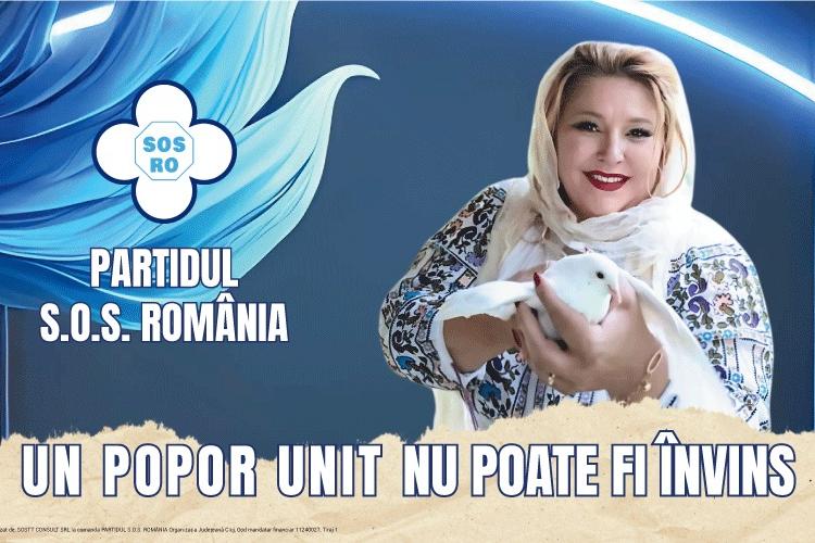 SOS România, creștere accentuată în preferințele românilor. Partidul Dianei Șoșoacă are 11%, tendința fiind de creștere – sondaj 