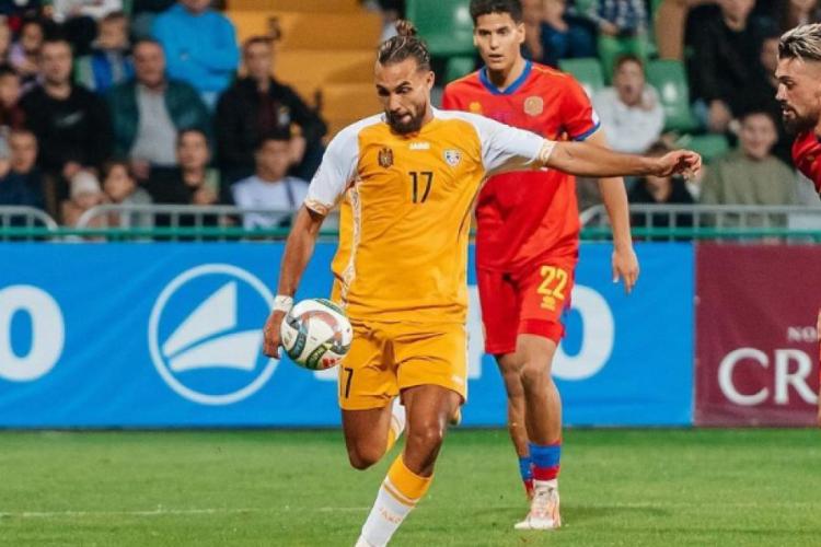 Virgiliu Postolachi, atacantul CFR Cluj, a înscris golul care promovează Moldova în Nations League. Mama unui fotbalist a murit în timpul meciului