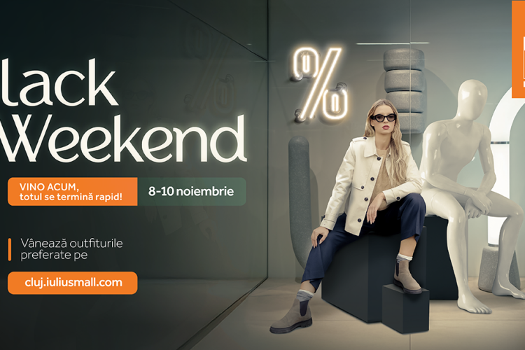 Iulius Mall Cluj a dat startul reducerilor de Black Friday. Până la 70% reducere la cele mai populare magazine!