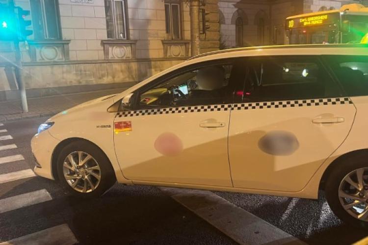 Un taximetrist a blocat mai multe benzi de circulație în centrul Clujului: „Vrea și el să fie băgat în seamă”