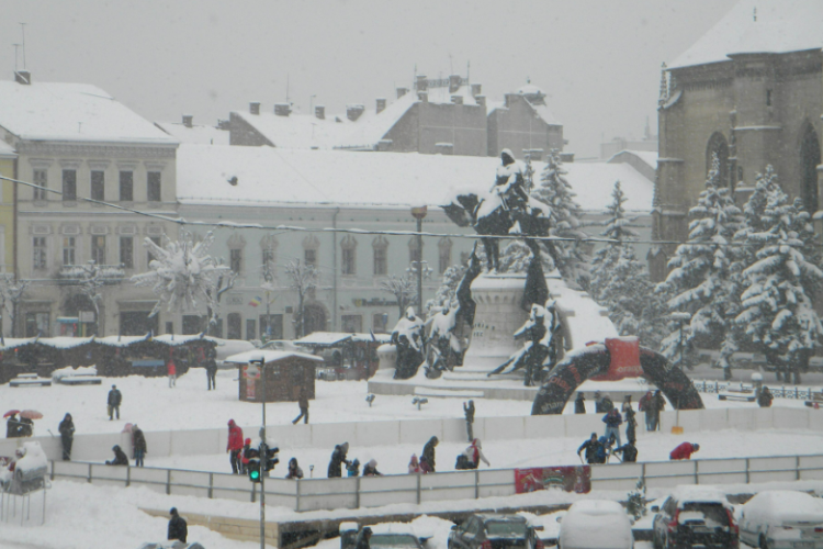 Iarna bate la ușă! Clujenii, avertizați să se pregătească pentru ninsori abundente și temperaturi scăzute