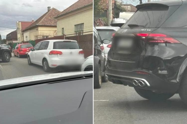 Lovesc și fug! Unii șoferi din Cluj lasă în urmă pagube și dispar. A dispărut de tot respectul în trafic?