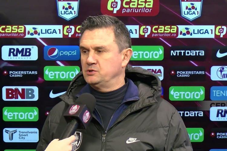 Cristi Balaj, critic la adresa fotbaliștilor clujeni, după remiza cu Rapid: „Nu știu ce buchet am încercat să facem acolo”