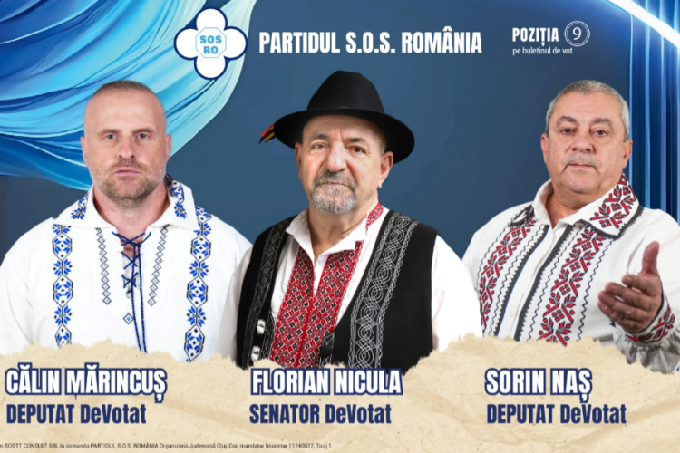 Trei clujeni în componența Guvernului, dacă Partidul S.O.S România câștigă alegerile. Cine sunt ceilalți miniștri din Guvernul Dianei Șoșoacă