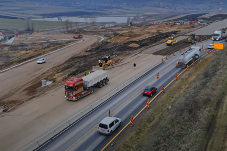 VIDEO. Imagini fascinante, din dronă, cu viitorul drum expres de la Tureni ce va lega Clujul de Autostrada Transilvania