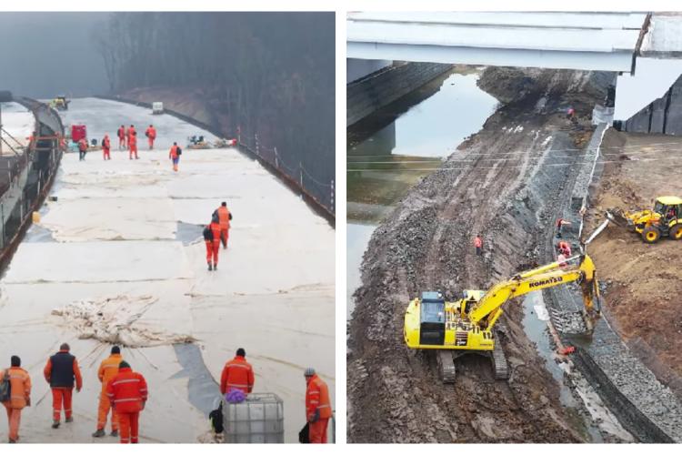 Continuă lucrările la Autostrada A3! În ce stadiu se află porțiunea dintre Zimbor și Poarta Sălajului - VIDEO 