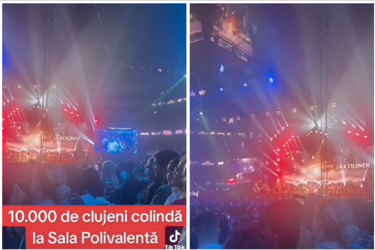 Cum sună colindul „Deschide ușa, creștine”, cântat la unison de peste 10.000 de clujeni în BT Arena: „E DIVIN” VIDEO