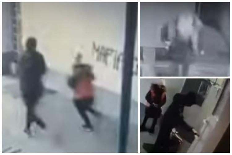 Noaptea minții! O femeie a fost jefuită în timp ce preotul îi sfințea apartamentul. Hoțul era însoțit de o fetiță de 9 ani - VIDEO Camere de Supraveghere