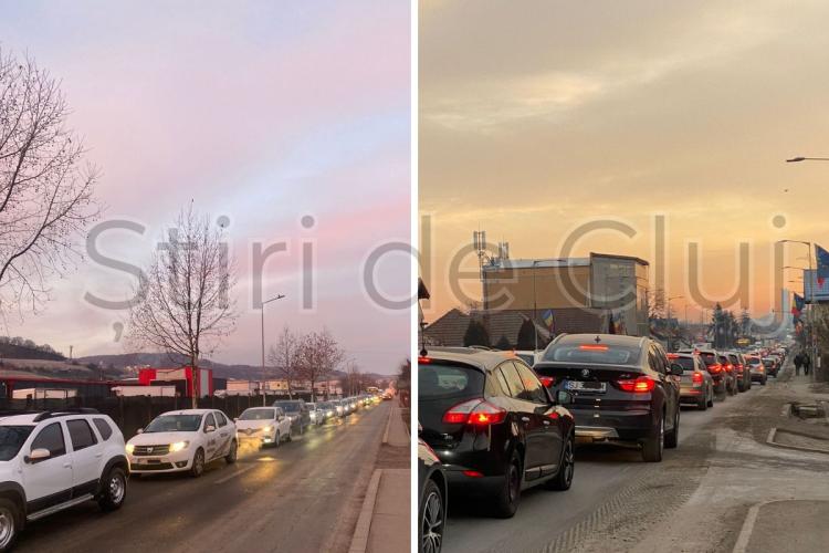 Cluj- Trafic paralizat în Florești! Șoferii au stat bară la bară zeci de minute: „În 50 de minute am făcut 800 m” FOTO