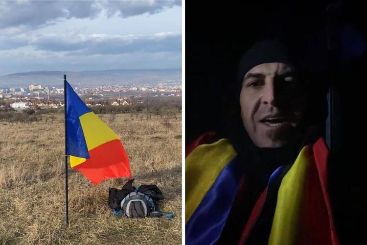 Un clujean a pornit într-o aventură inedită! Va parcurge 400 km PE JOS, de la Cluj la București: „Voi înnopta la stâne, cu foc de tabără” VIDEO