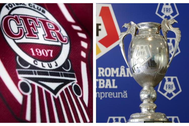 Ghinion pentru CFR Cluj! A picat în Cupa României contra celui mai greu adversar posibil 