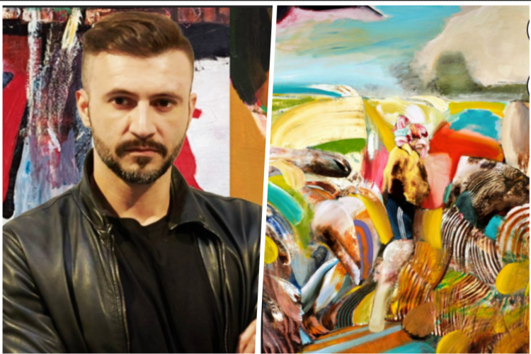 Picturi superbe semnate de Adrian Ghenie, expuse în premieră la un muzeu din Ardeal! Artistul școlit la Cluj face furori în toată țara