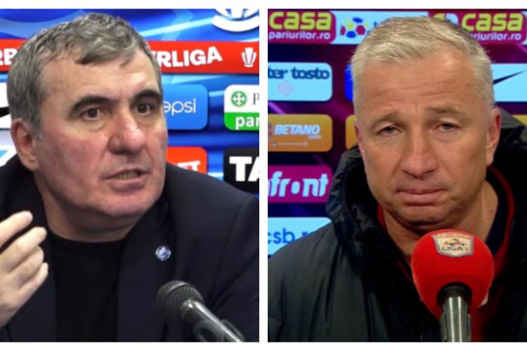 Fanii lui CFR Cluj i-au cerut demisia lui Dan Petrescu! Gigă Hagi a răbufnit la conferința de presă: „This is Romania”