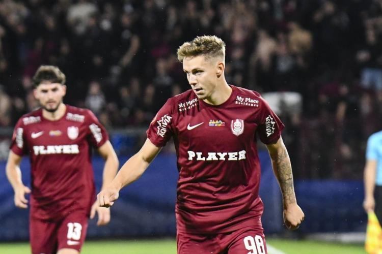 Jucătorul momentului de la CFR Cluj, Louis Munteanu, transmite un mesaj echipelor rivale: „De asta am venit în România”