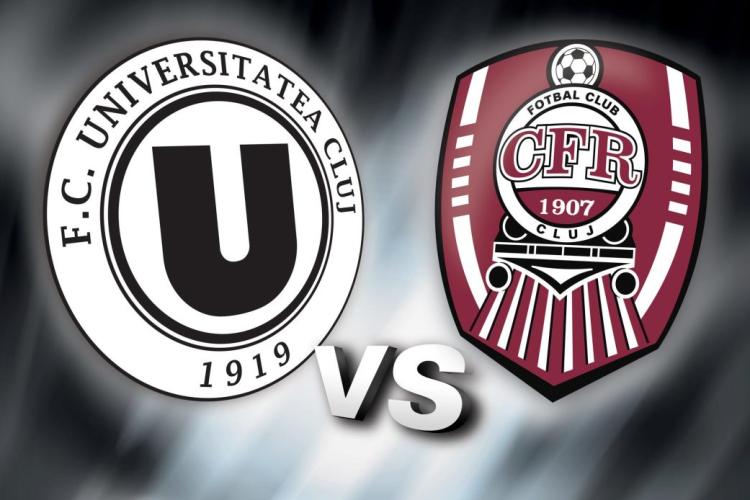 Se apropie marele duel care va împărți orașul: U Cluj vs CFR Cluj în play-off. Când se joacă meciul așteptat de toată lumea