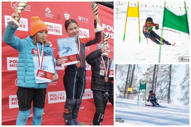 O  elevă din Cluj a câștigat Cupa Poloniei la ski. MICUȚA CAMPIOANĂ călătorește 13 ore în fiecare weekend pentru a se antrena FOTO