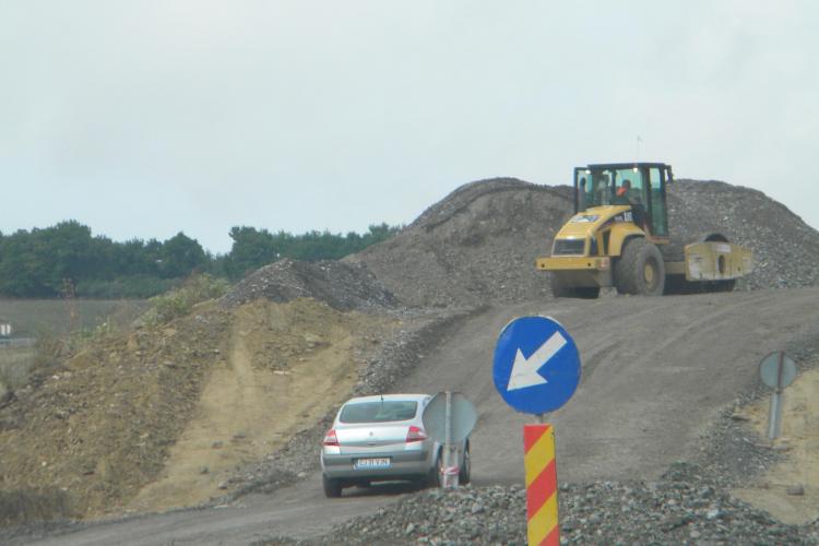 Centura Valcele - Apahida, deschisa in noiembrie! Boc: Clujenii sa-si faca poze cu TIR urile ca nu le vor mai vedea in oras