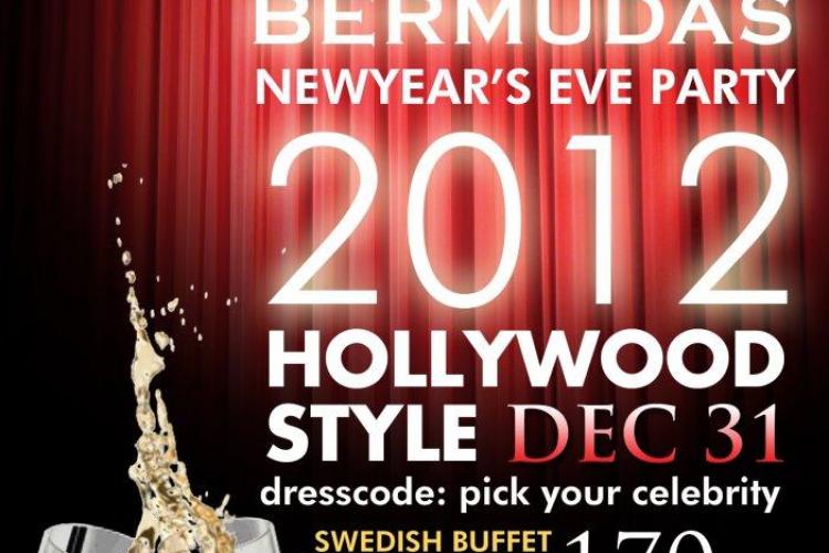 Mega party in stil Hollywood de revelion in Bermudas Pub 