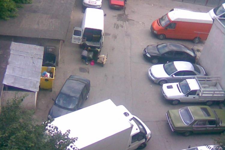Dovada CLARĂ că garajele din Cluj-Napoca sunt depozite de marfă - FOTO