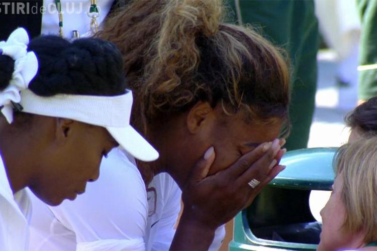 Serena Williams părea mahmură în meciul de dublu, de la Wimblendon! IMAGINILE cu sportiva amețită - VIDEO